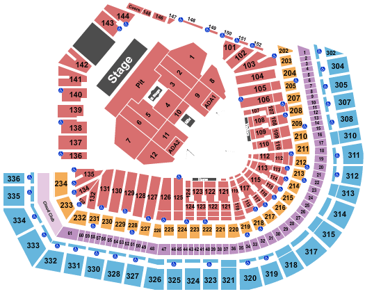 Oracle Park My Chemical Romance Seating Chart